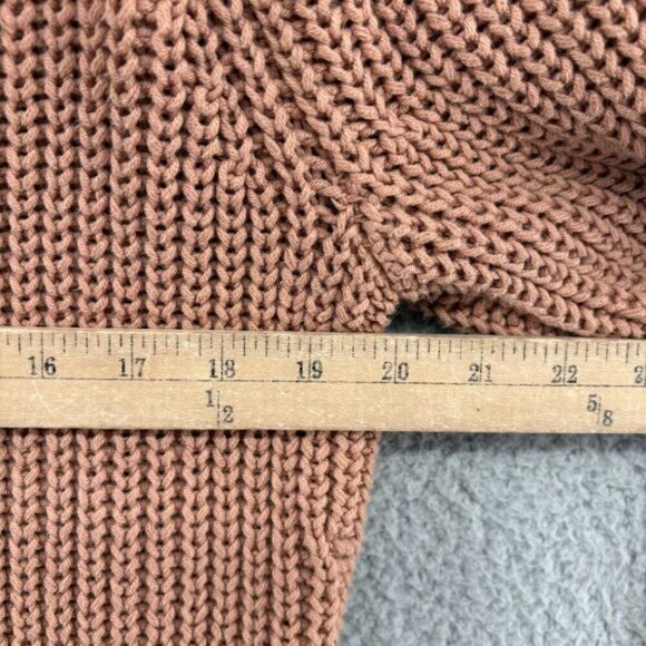 Haven Well Within Sweater Women’s Size Small Chunky Knit Cotton Cowl Neck - Picture 2 of 7